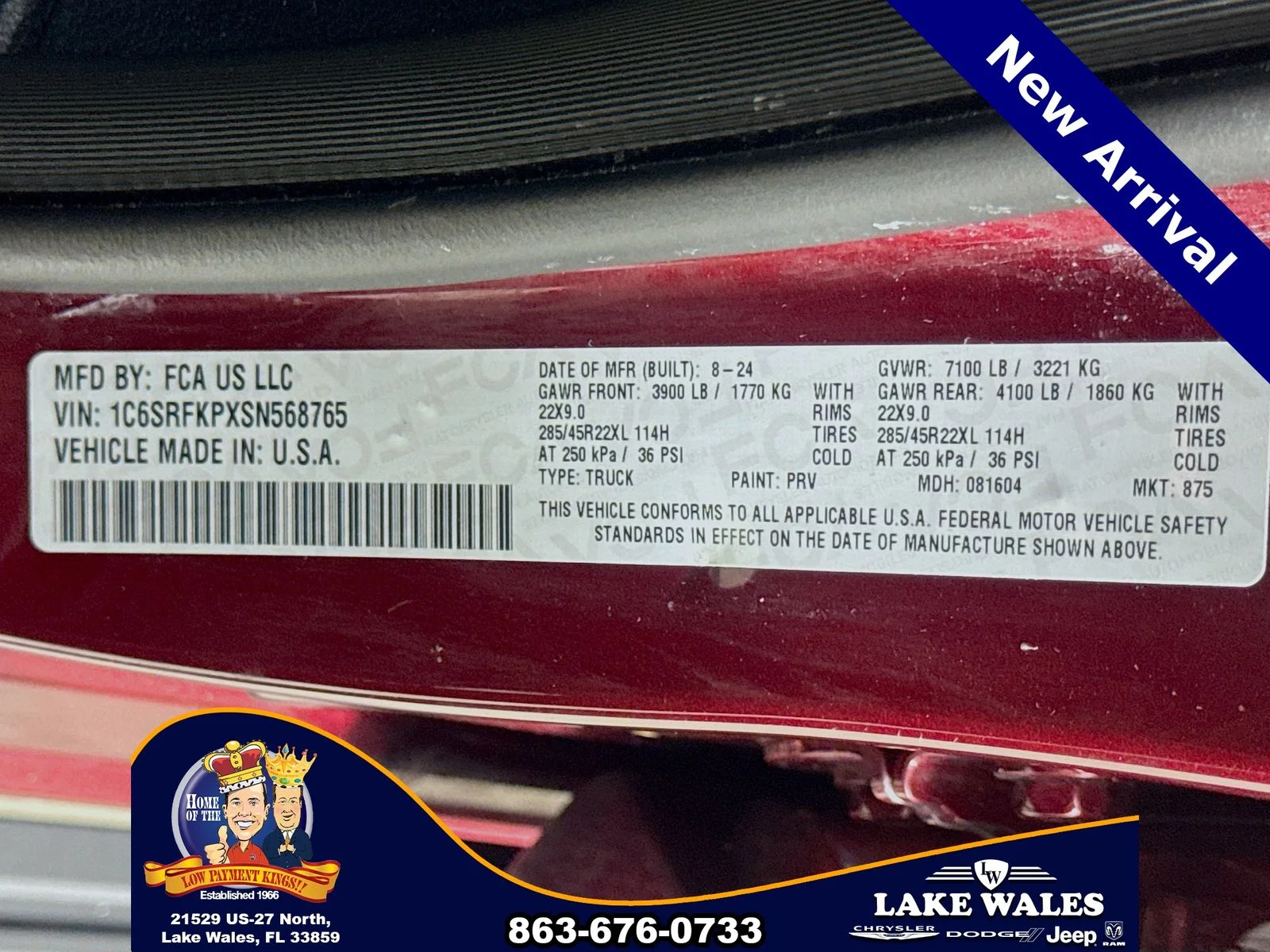 Certified Used 2025 Red Ram Tungsten image 32