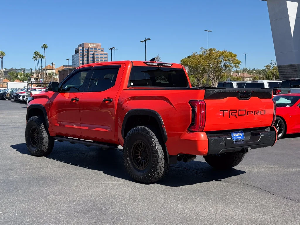 Used 2022 Orange Toyota TRD Pro Hybrid image 8