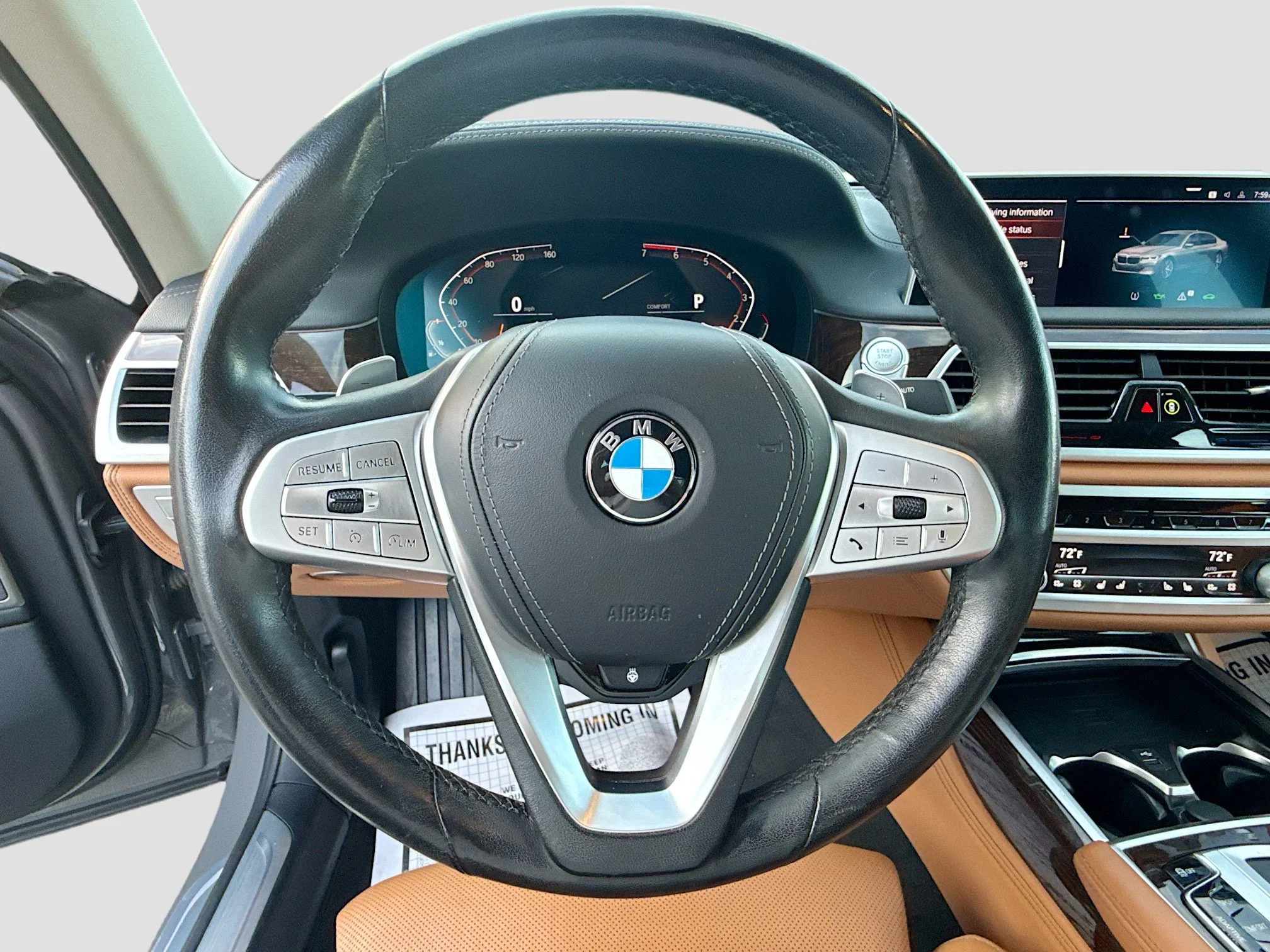 Used 2021 Bernina Grey Amber Effect BMW 750i xDrive image 40