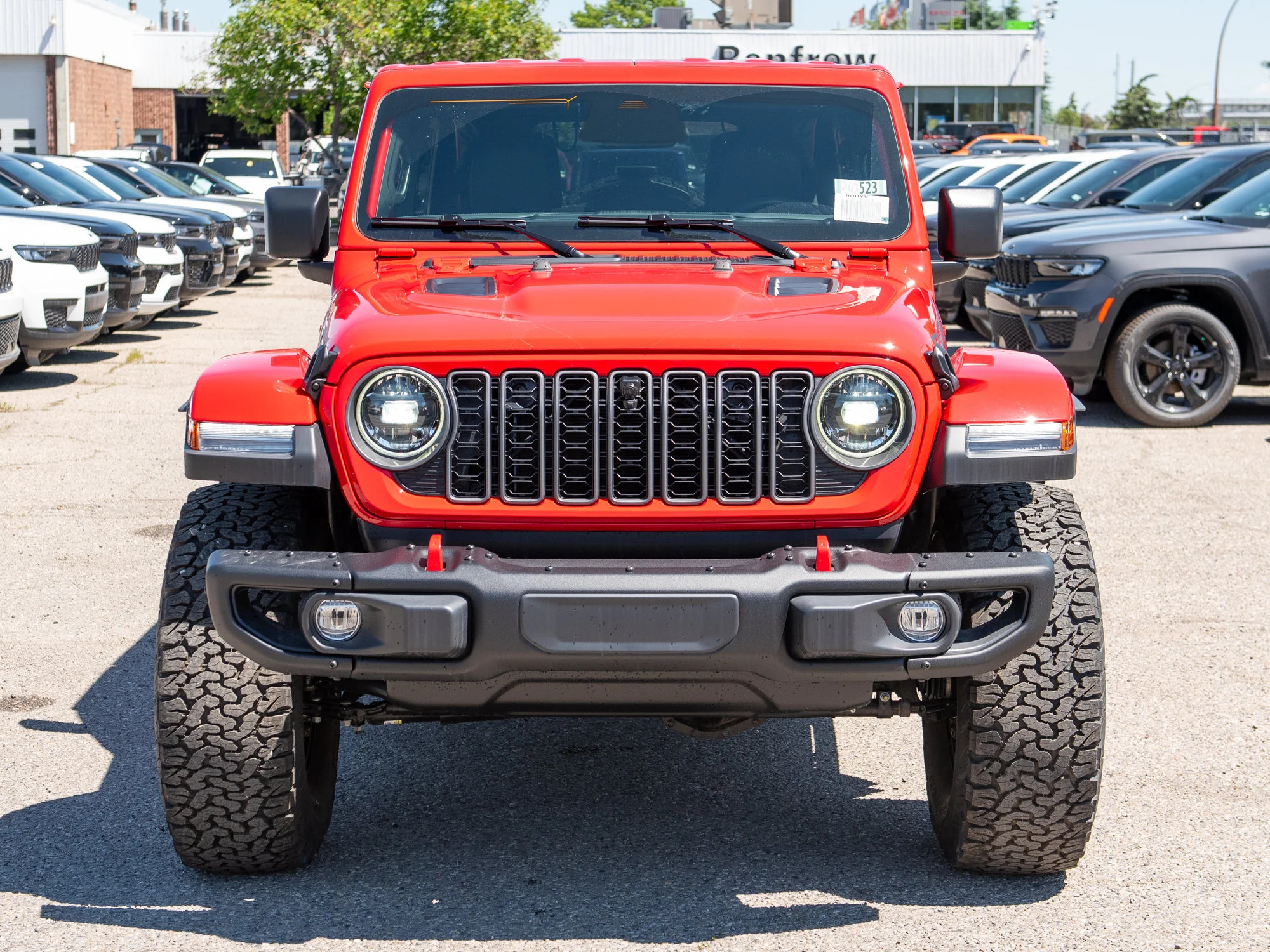 New 2026 Red Jeep Rubicon X*, 35 Inch Tires, Steel Bumpers, Nappa Leather image 7