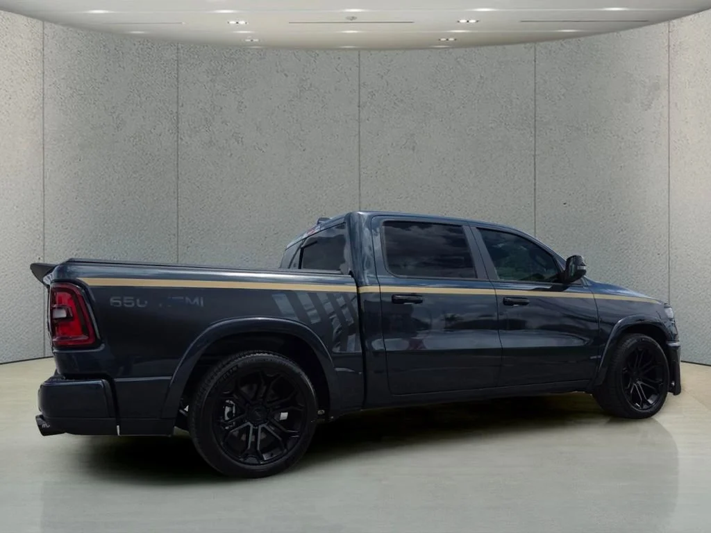 New 2026 Forged Blue Metallic Exterior Paint RAM Big Horn image 3