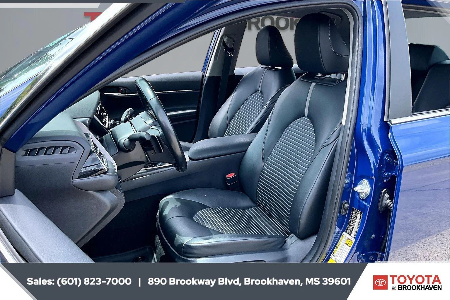 Used 2024 Reservoir Blue Toyota SE image 18