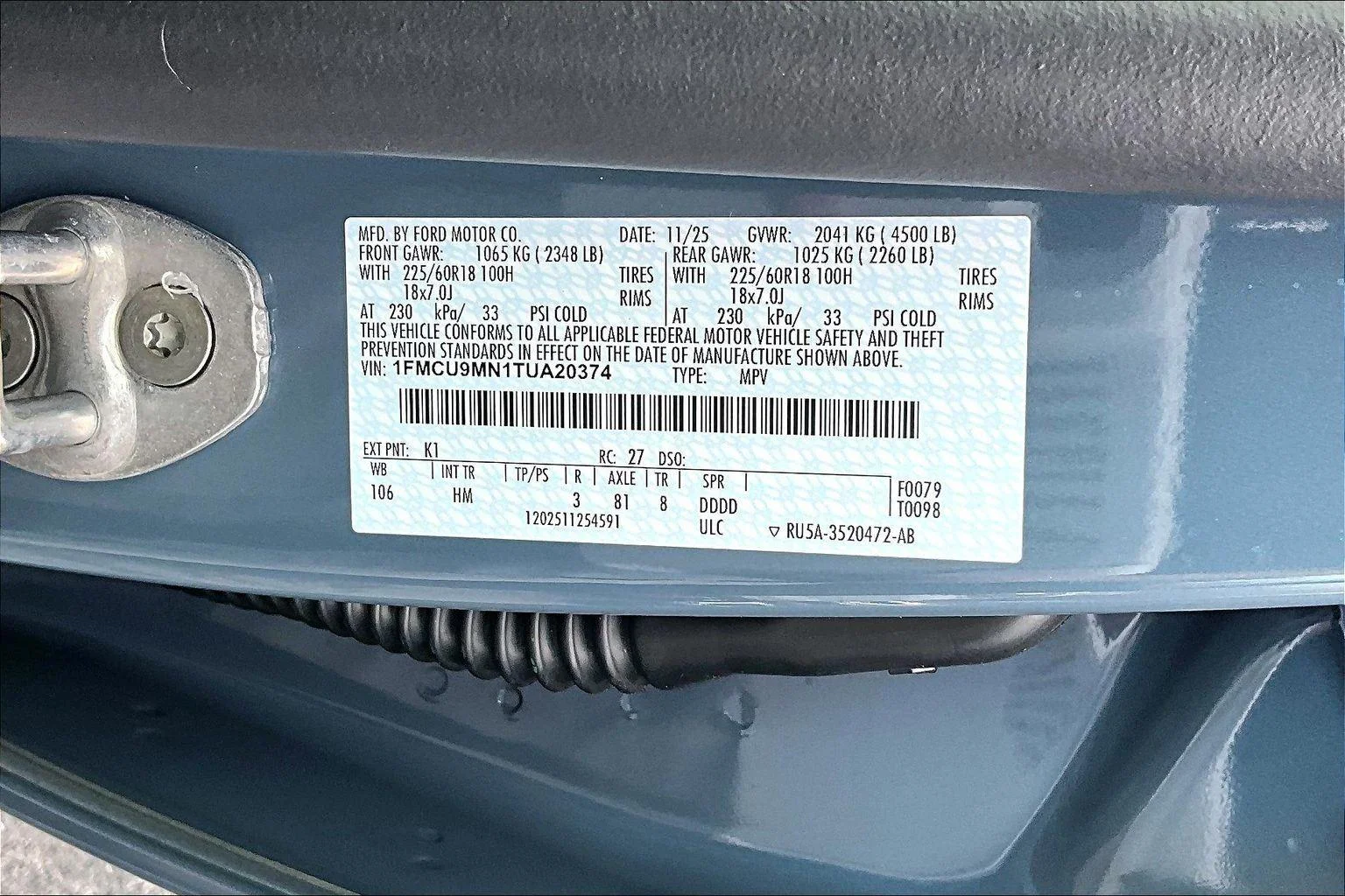 New 2026 Vapor Blue Metallic Ford ST-Line image 12