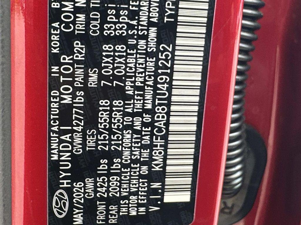 New 2026 Red Hyundai SEL Sport AWD image 30