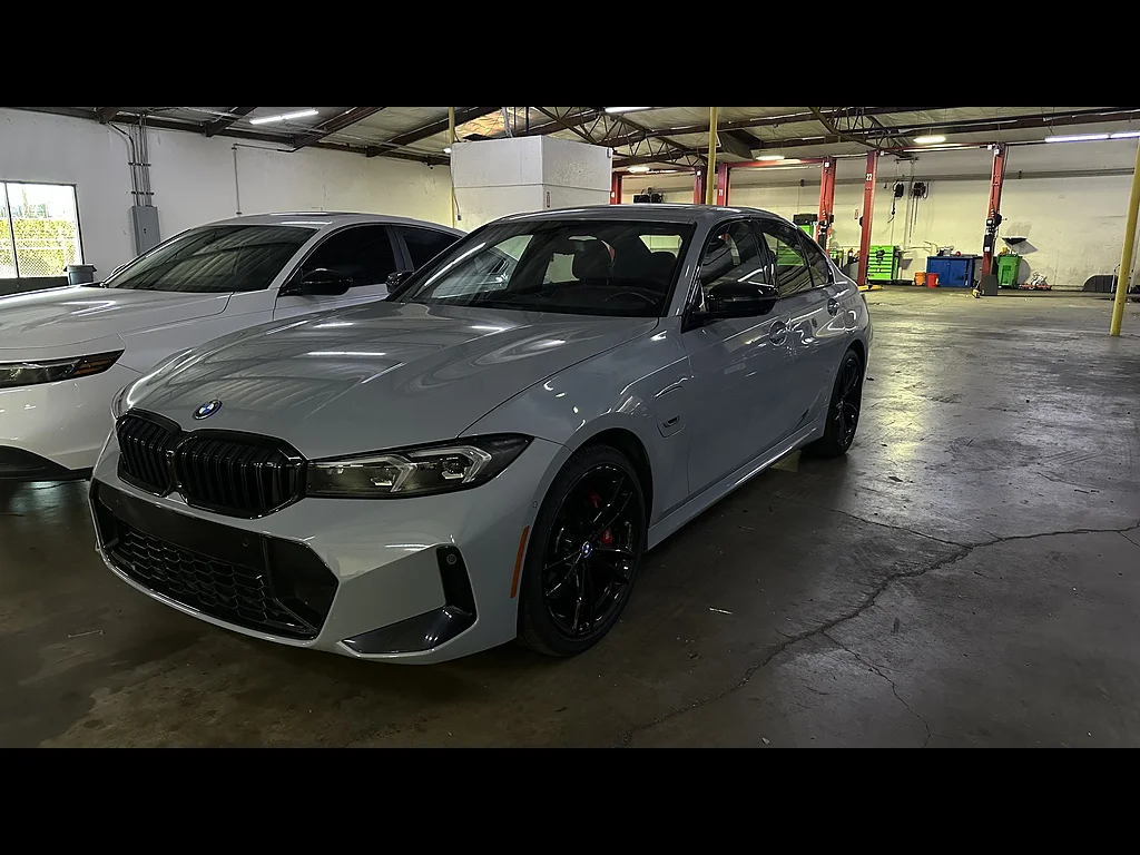 Used 2023 Brooklyn Grey Metallic BMW 330e image 2