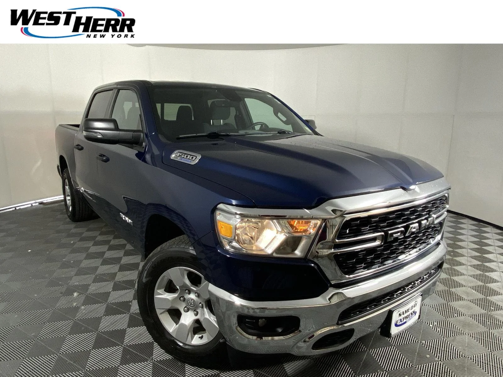 Used 2023 Patriot Blue Pearlcoat Ram Big Horn image 1
