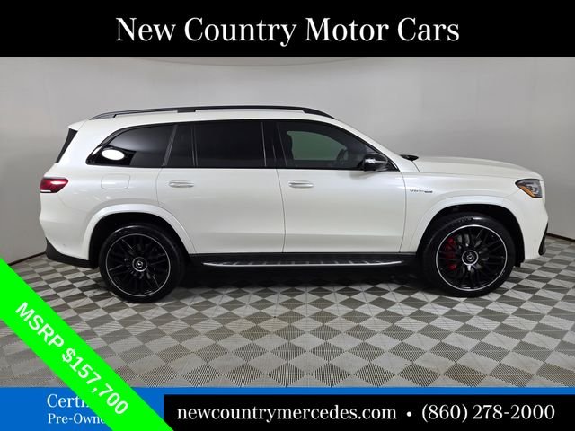 Certified Used 2021 White Mercedes-Benz GLS 63 AMG® image 2