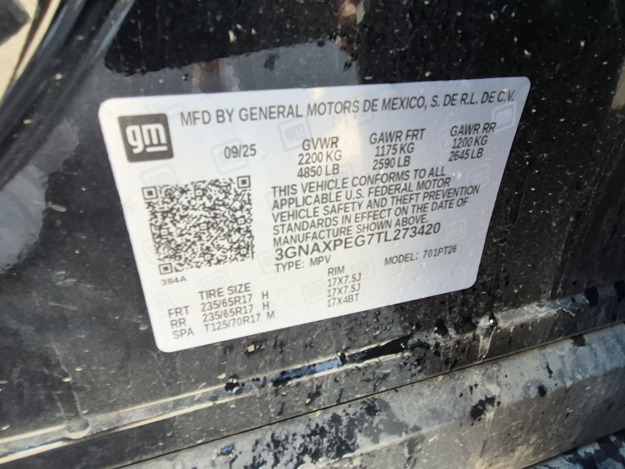 Used 2026 Mosaic Black Metallic Chevrolet AWD LT image 33