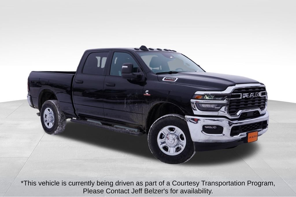 New 2026 Diamond Black Crystal Pearl-Coat Exterior Paint RAM Tradesman image 1