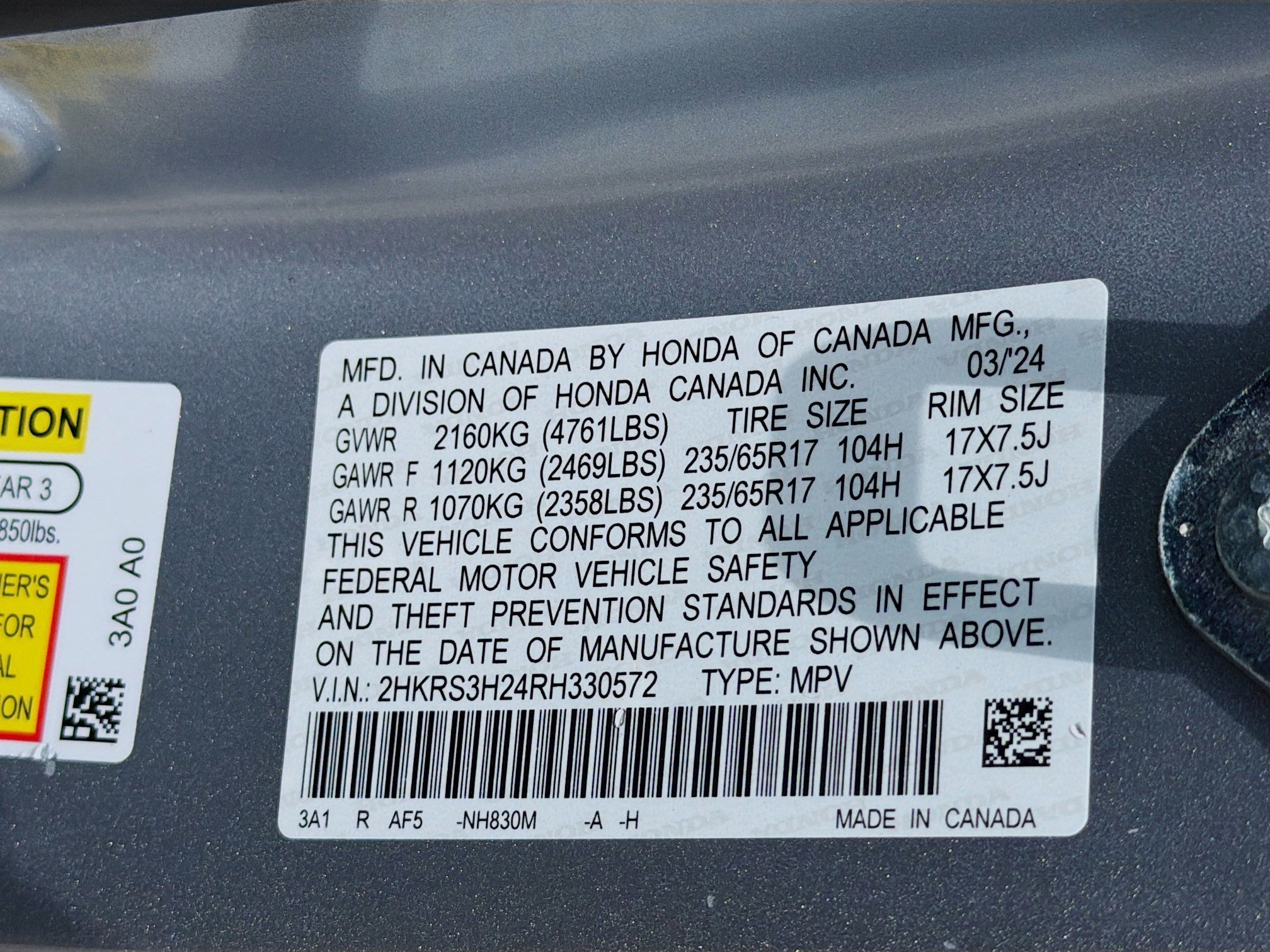 2024 Honda CR-V LX - Photo 37