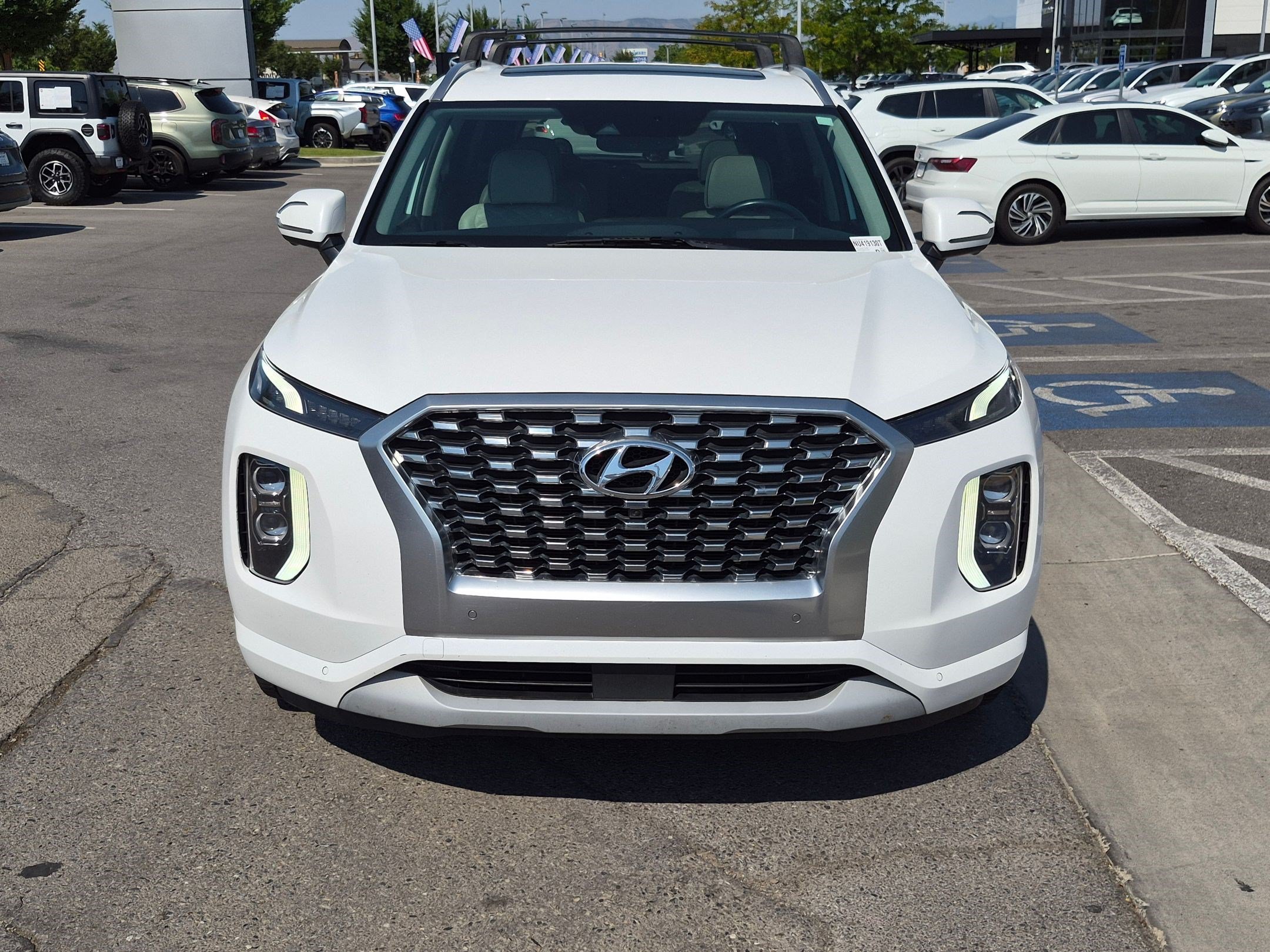 Used 2022 Hyper White Hyundai Limited image 8