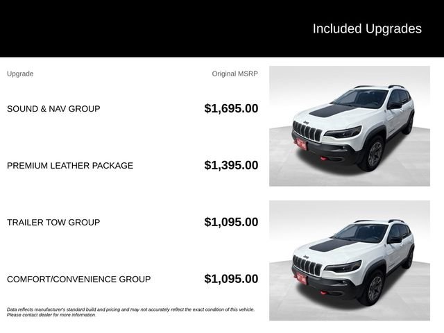 Certified Used 2022 Bright White Clearcoat Jeep Trailhawk image 5