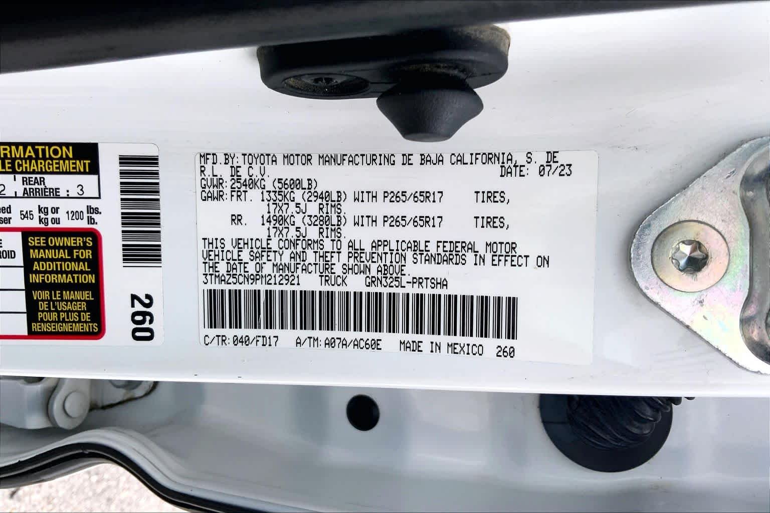 Used 2023 Ice Cap Toyota TRD Sport image 36