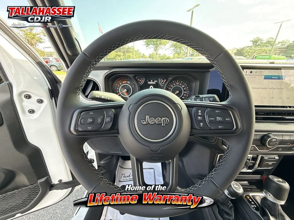 New 2026 Bright White Clear-Coat Exterior Paint Jeep Sport S image 16