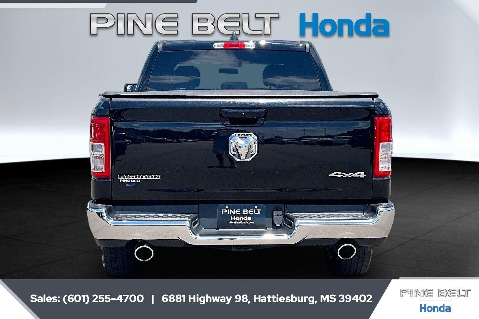 Used 2022 Diamond Black Crystal Pearlcoat Ram Big Horn image 4