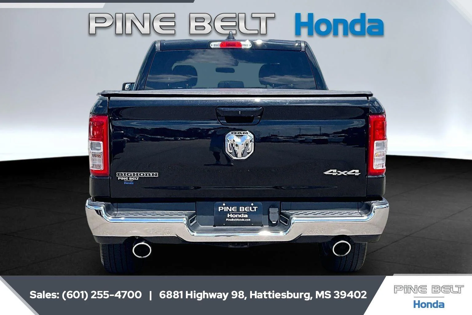 Used 2022 Diamond Black Crystal Pearlcoat Ram Big Horn image 4