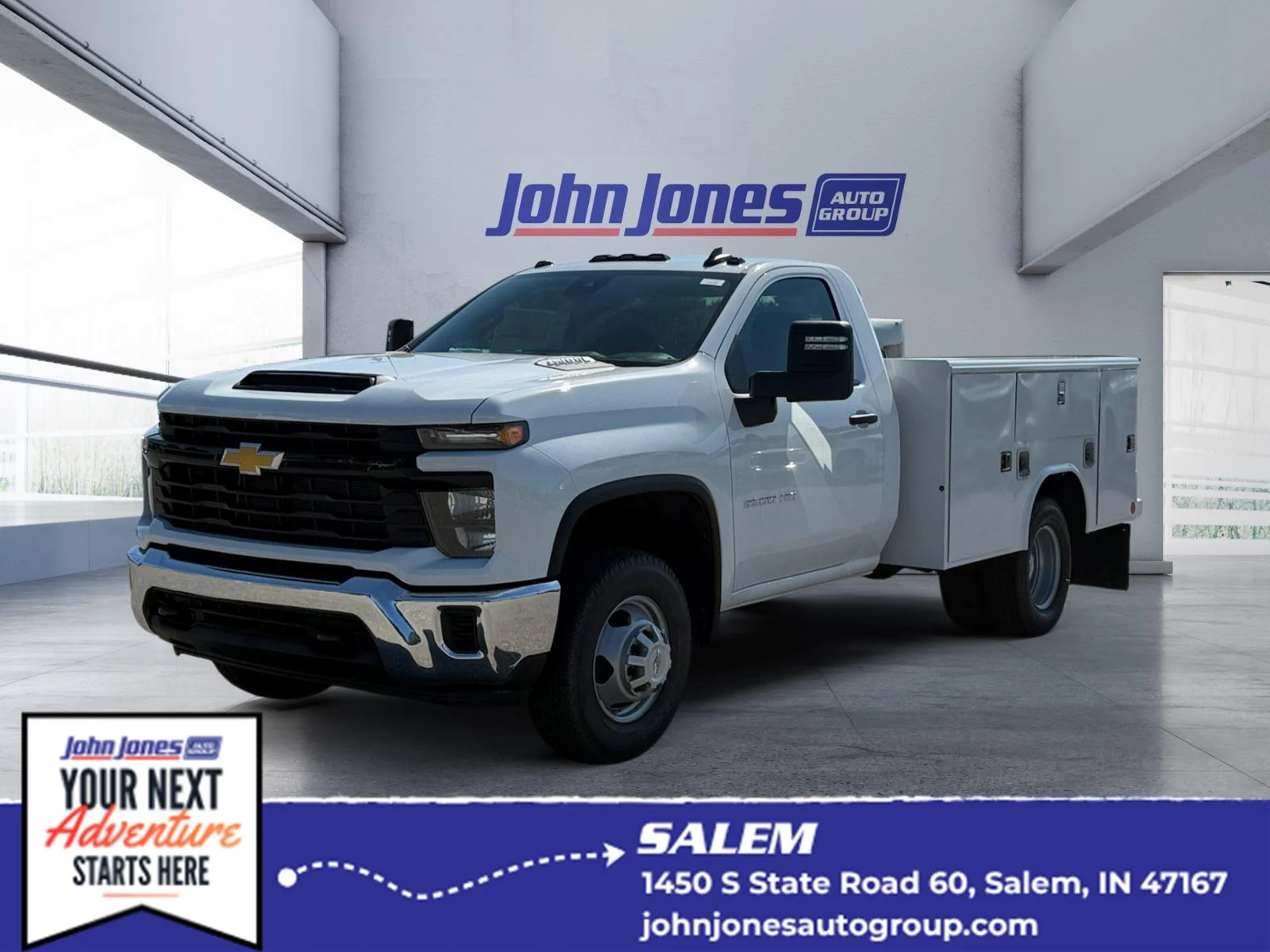 New 2026 Summit White Chevrolet Work Truck image 1