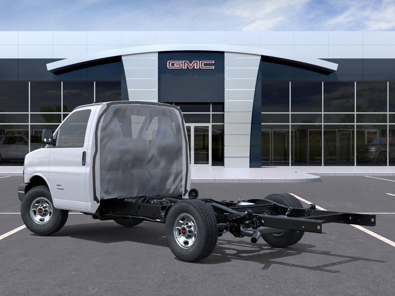 New 2025 Summit White GMC 1WT image 3