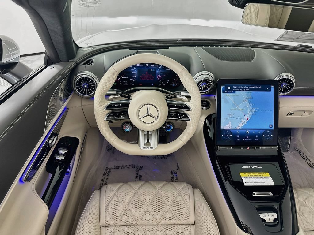 New 2027 MANUFAKTUR Moonlight White Metallic Mercedes-Benz SL 63 AMG® image 55