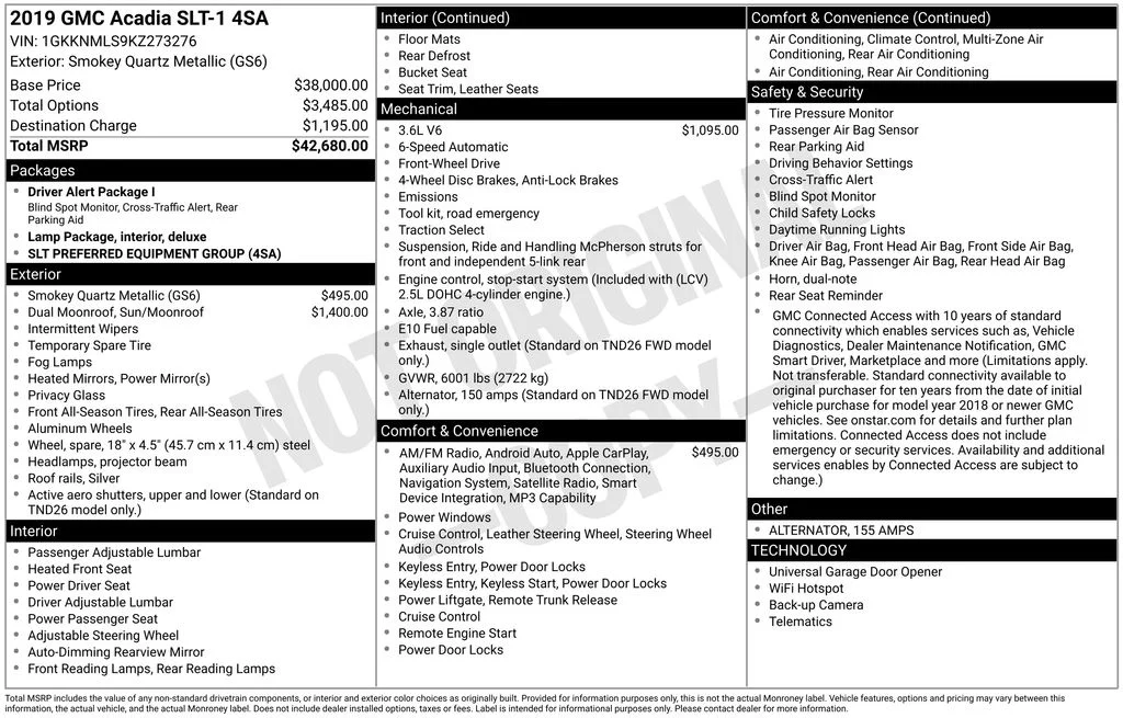 Used 2019 Gray GMC SLT-1 image 3