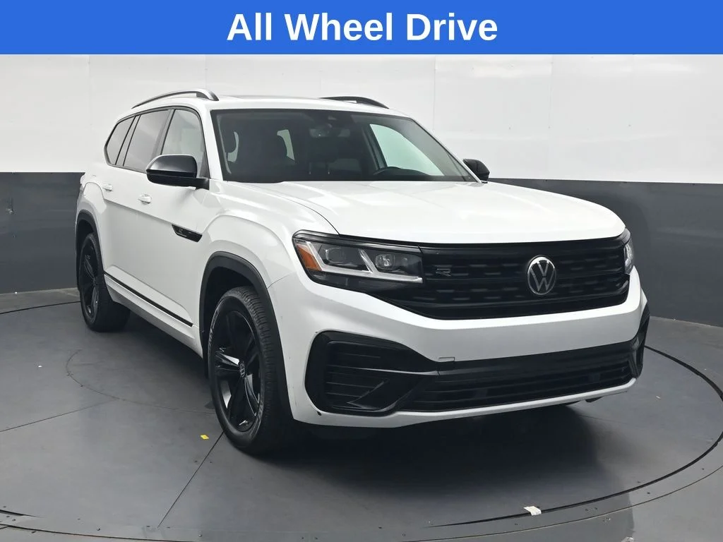 Used 2023 Opal White Volkswagen 3.6L V6 SEL R-Line image 2