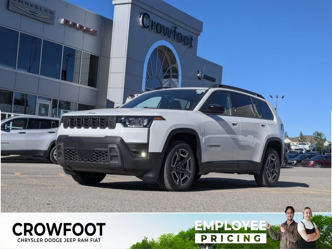 New 2026 White Jeep Limited - - Panoramic Sunroof - Leatherette Seats - Power Liftgate - Wireless Charge & More! image 1