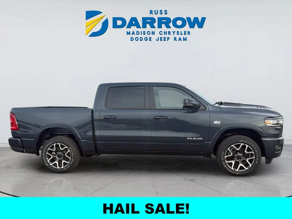 New 2026 Forged Blue Metallic Exterior Paint RAM Laramie image 6