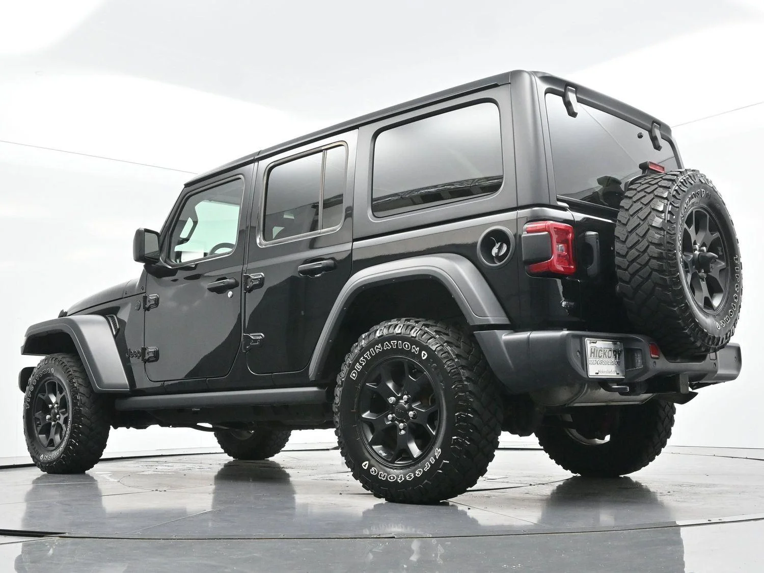 Used 2022 Black Clearcoat Jeep Unlimited Willys image 48