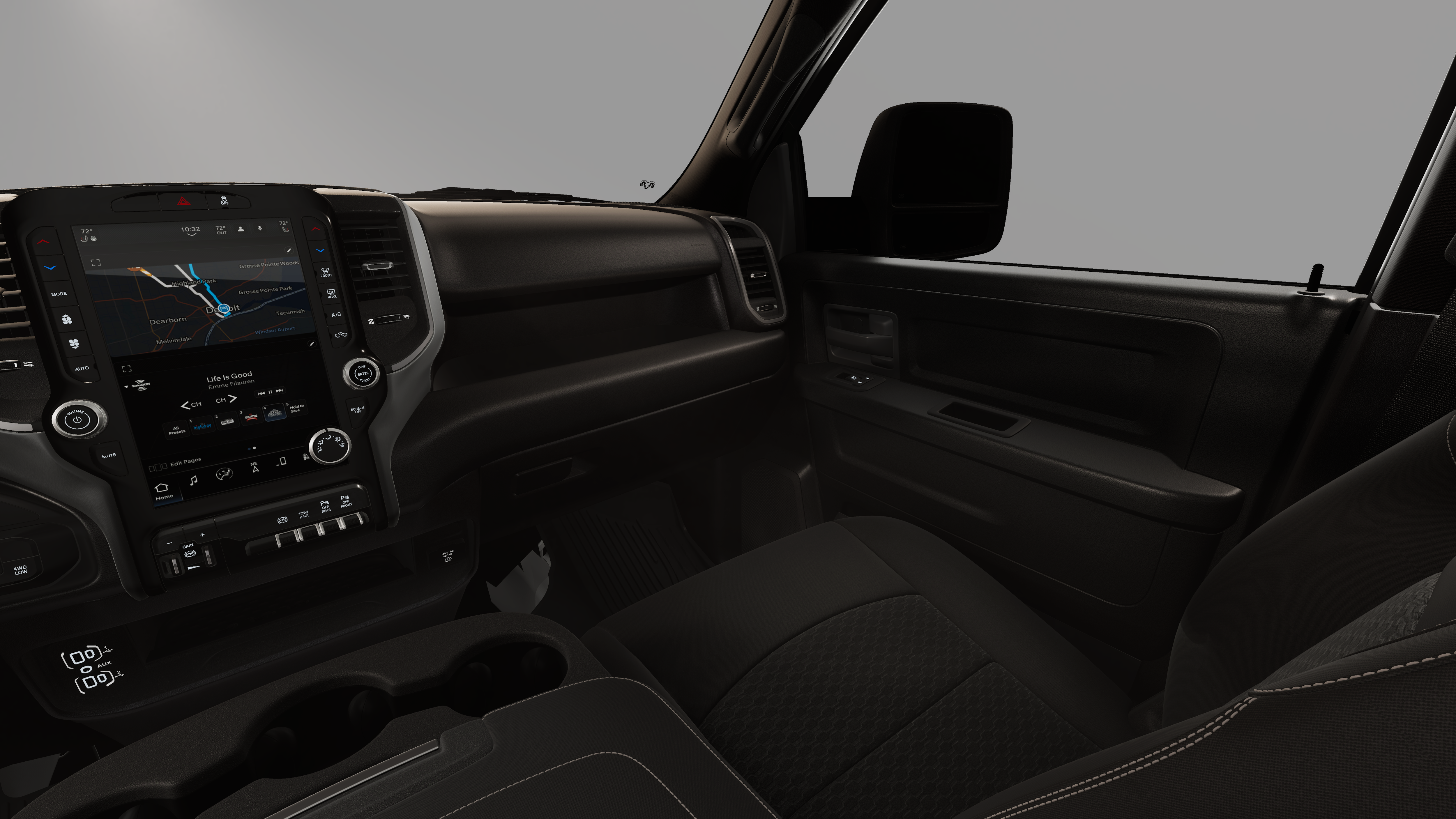 New 2026 Diamond Black Crystal Pearl-Coat Exterior Paint RAM  image 19