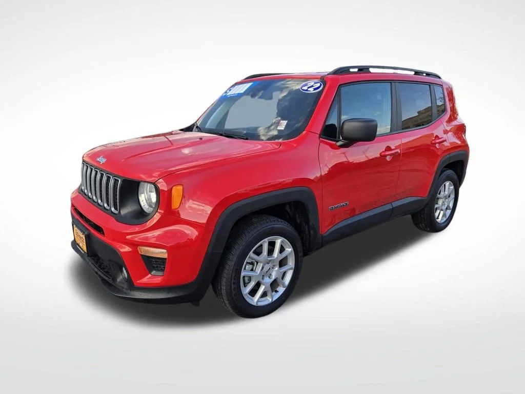 Certified Used 2022 Red Jeep Latitude image 9