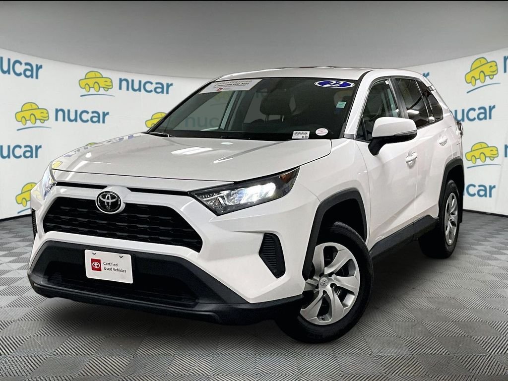 Certified Used 2022 White Toyota LE image 3