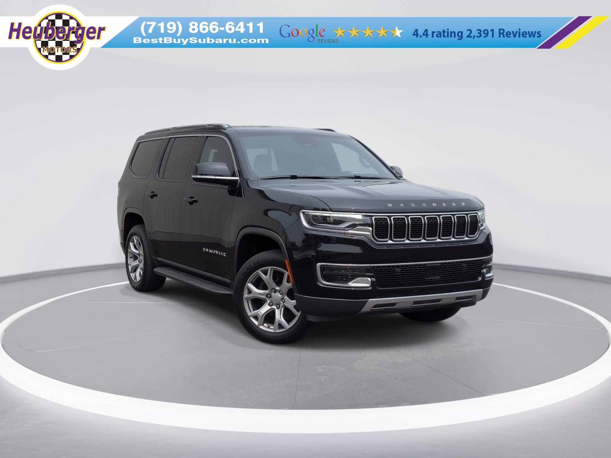 Used 2022 Diamond Black Crystal Pearlcoat Jeep Series II image 1