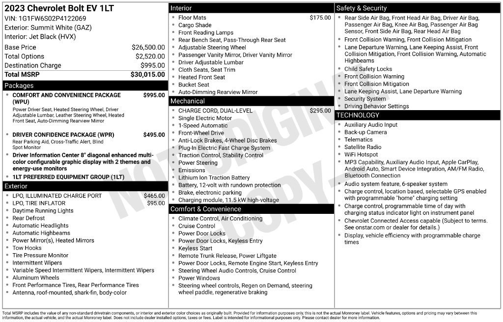 2023 Chevrolet Bolt EV LT - Photo 36