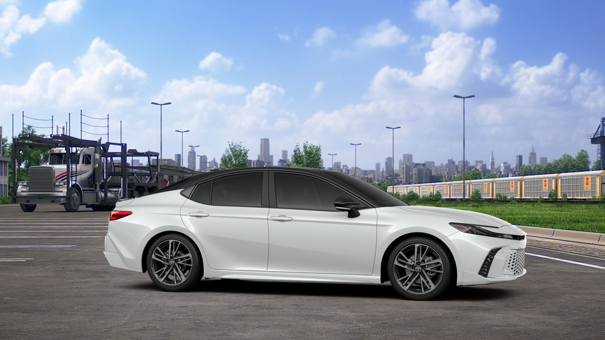 New 2026 Wind Chill Pearl with Midnight Black Metallic roof Toyota XSE image 13