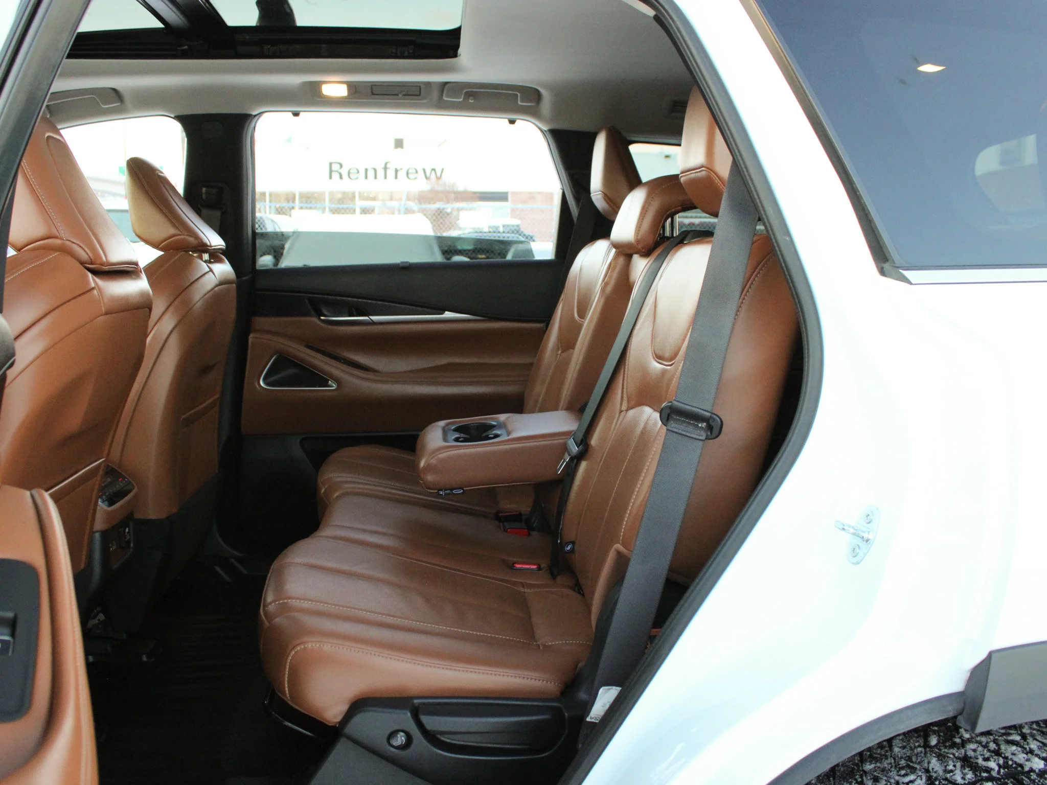 Certified Used 2023 White INFINITI Sensory * No Accidents | Head-Up Display | Heated Brown Seats | Winter Tires | 3M PPF image 17
