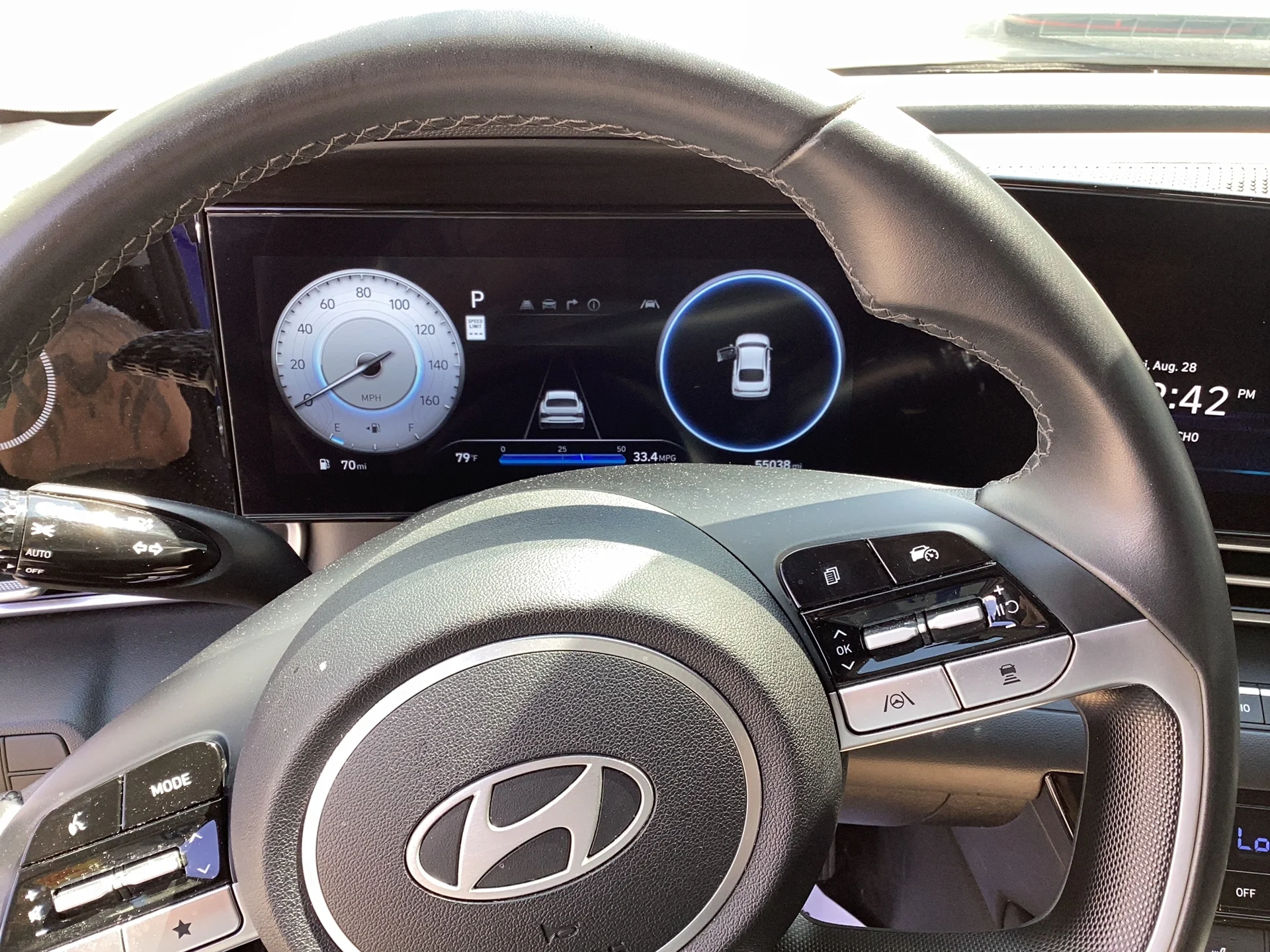 Certified Used 2024 Intense Blue Pearl Hyundai Limited image 14