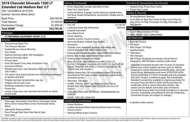 Used 2018 White Chevrolet LT image 7