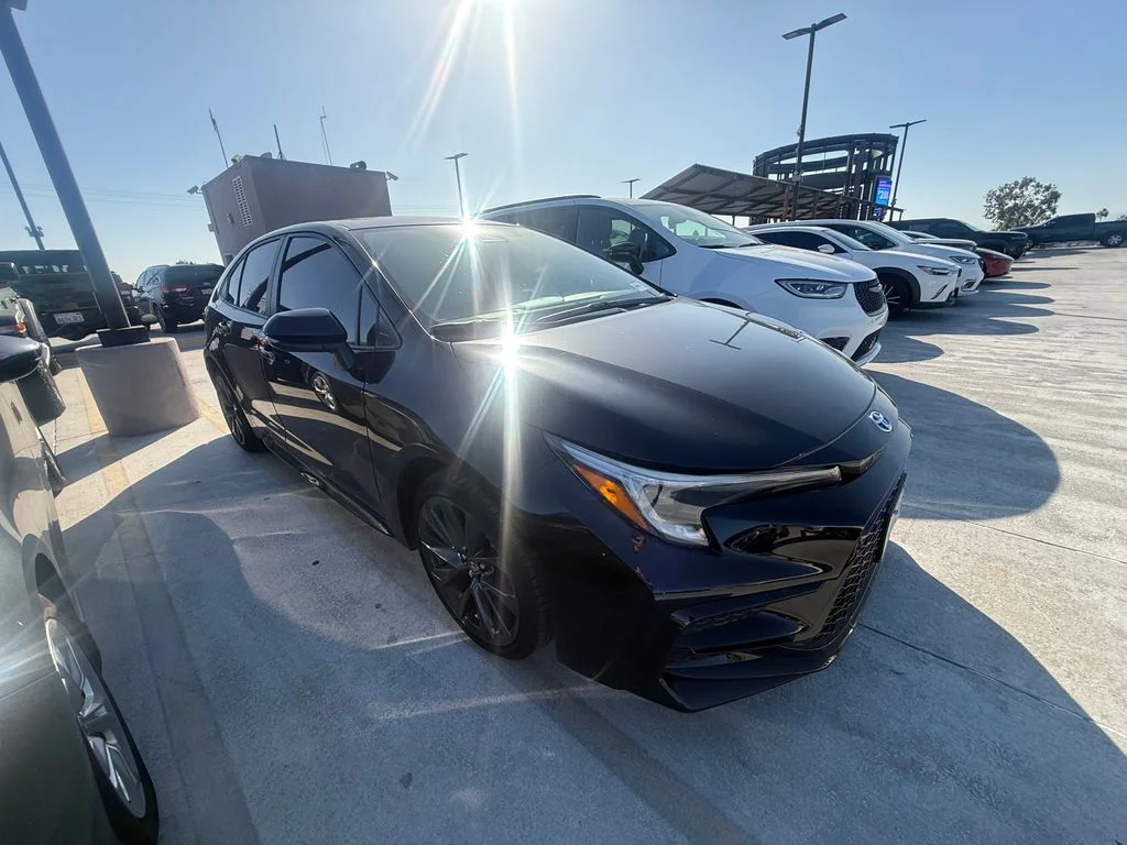 Used 2025 Black Toyota SE image 3