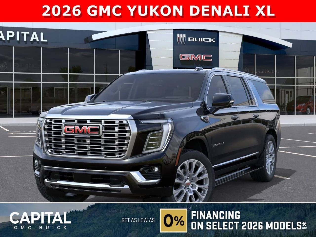 New 2026 ONYX BLACK GMC Denali image 1