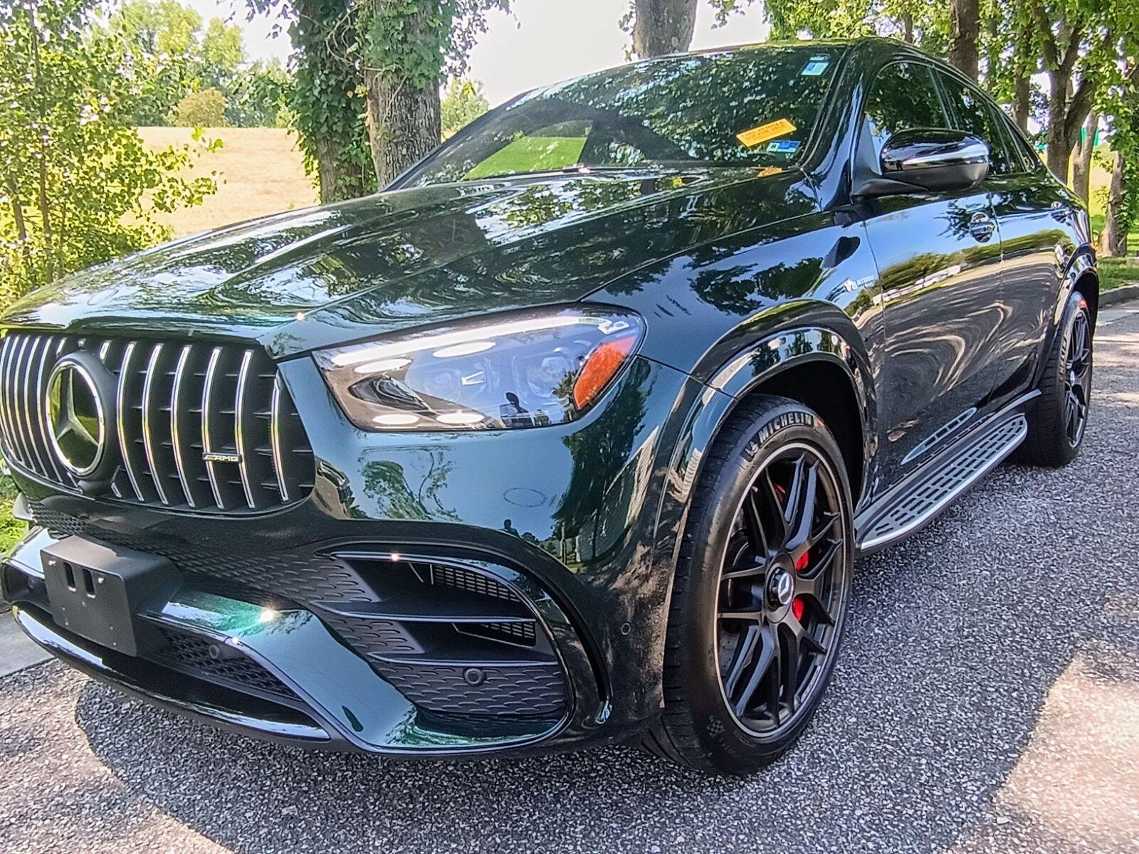 Used 2024 Emerald Green Metallic Mercedes-Benz AMG® GLE 63 S image 2