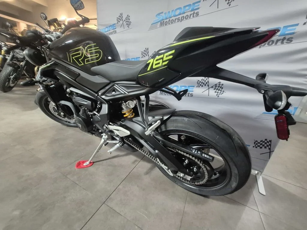 New 2025 Triumph Street Triple 765 RS Phantom Black in