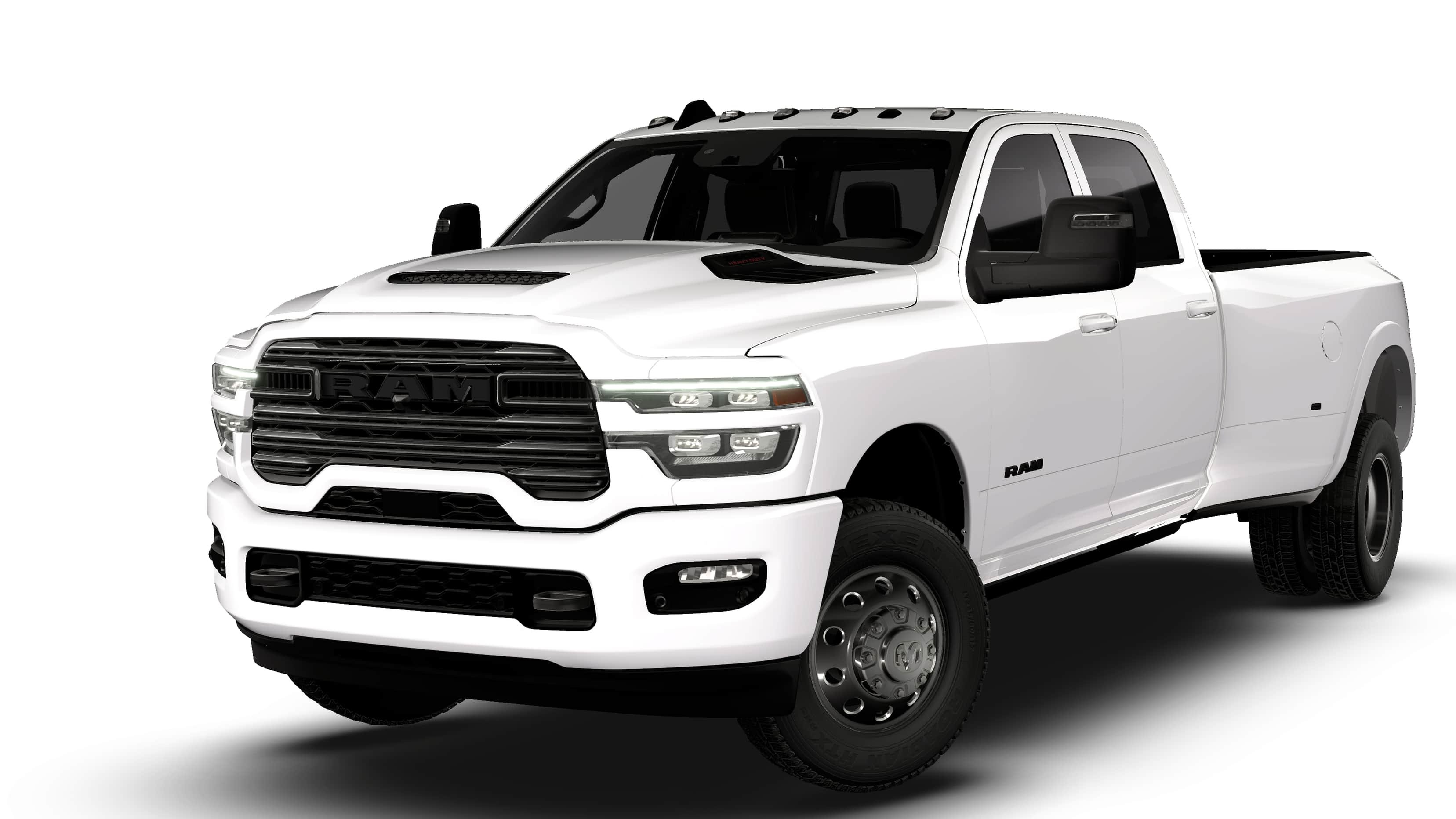 New 2026 Bright White Clear-Coat Exterior Paint RAM Laramie image 13