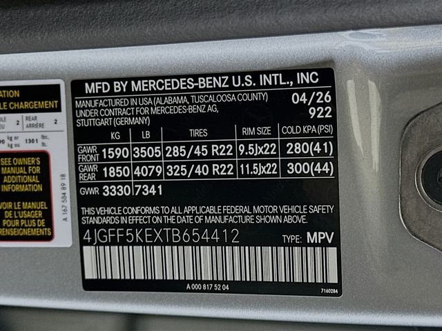 New 2026 Cirrus Silver Metallic Mercedes-Benz GLS 450 image 33