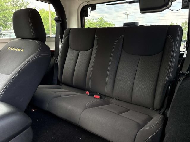 Used 2015 Orange Jeep Sahara image 14
