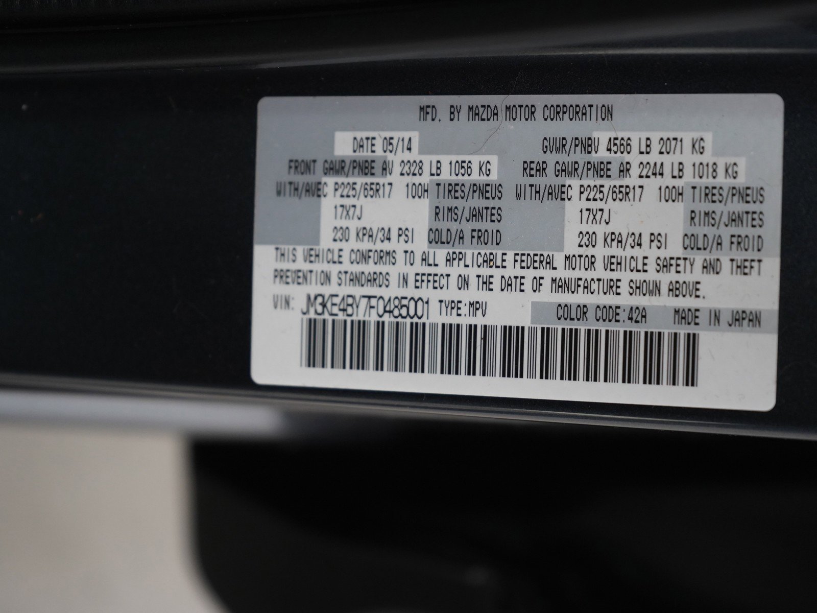 Used 2015 Meteor Gray Mica Mazda Sport image 26