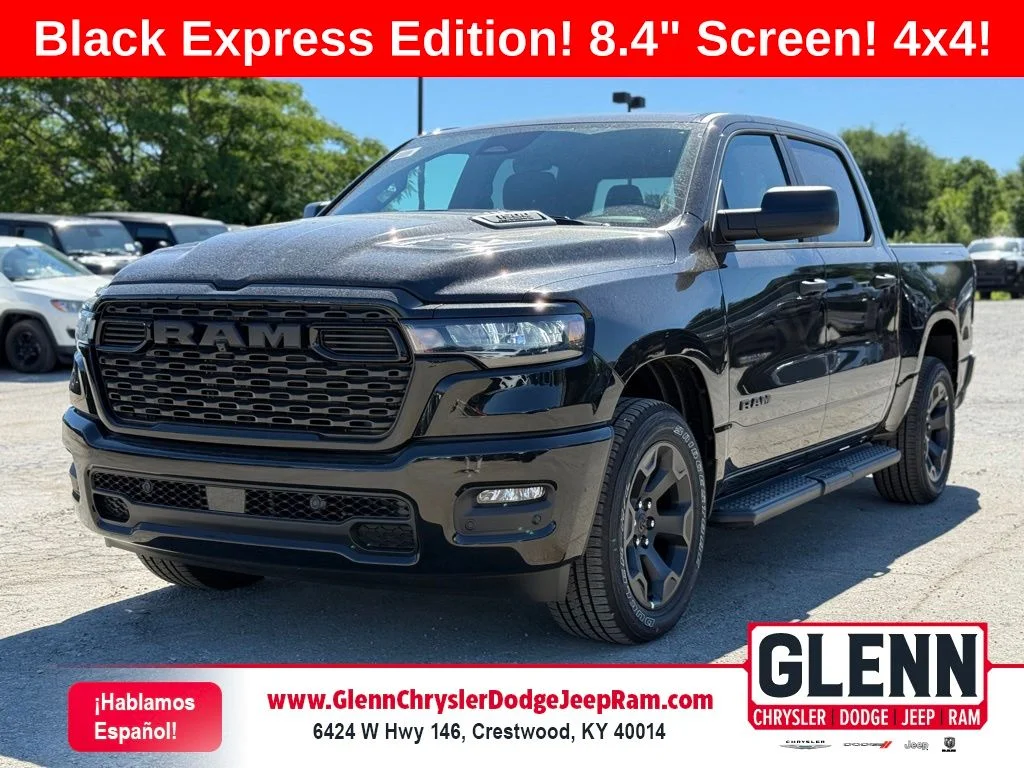 New 2026 Diamond Black Crystal Pearl-Coat Exterior Paint RAM Express image 1