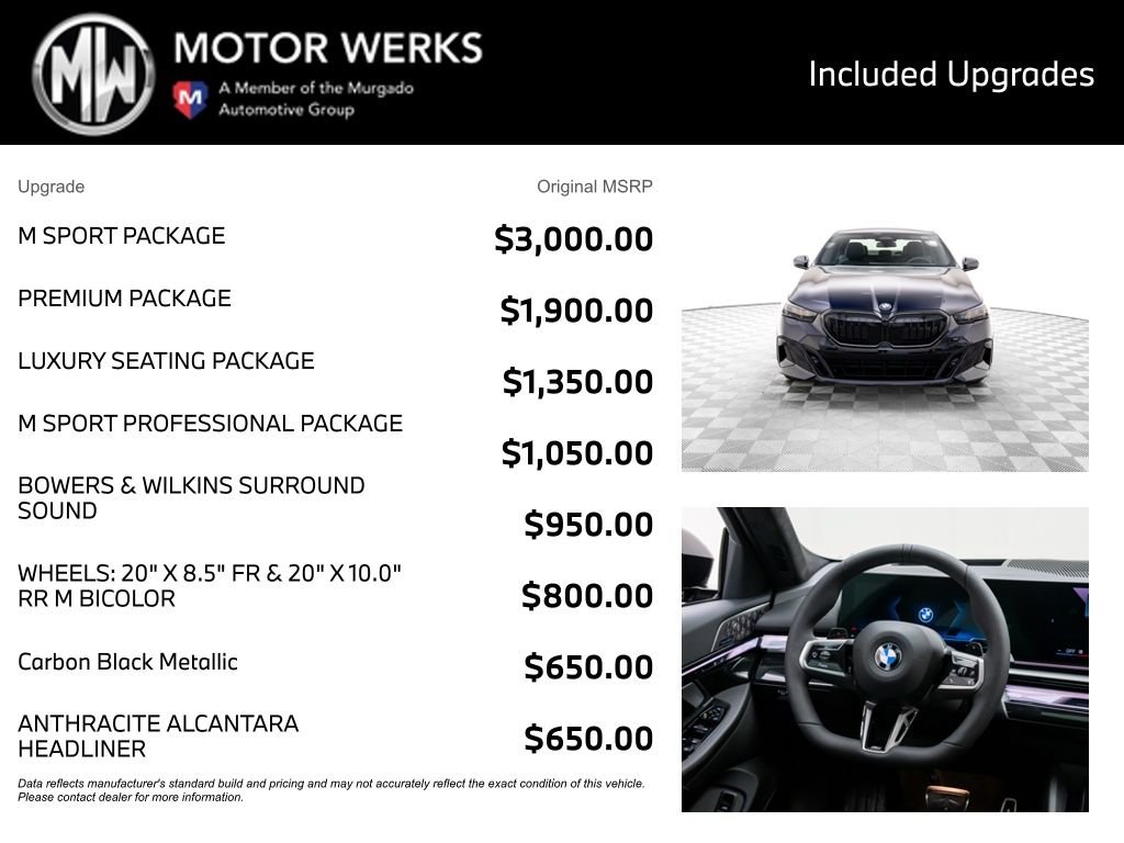 New 2026 Carbon Black Metallic BMW 530i xDrive image 4