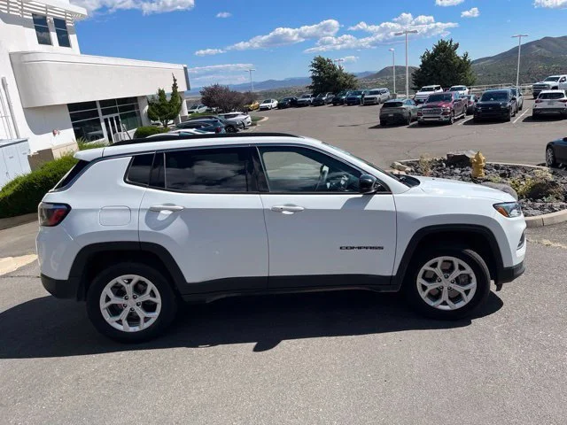 Used 2024 Bright White Clearcoat Jeep Latitude image 6