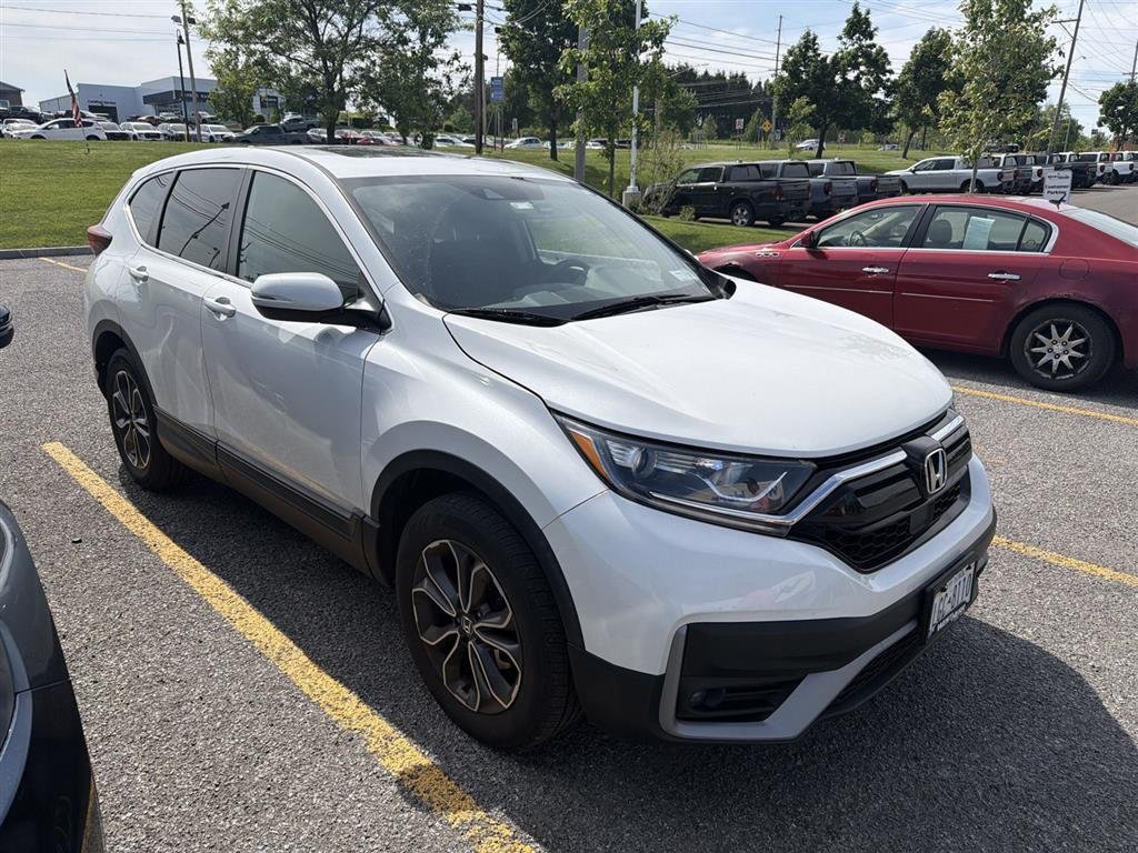 Used 2020 Platinum White Pearl Honda EX image 1