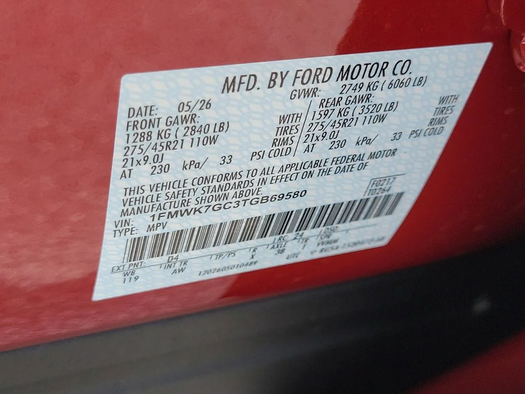 New 2026 Rapid Red Metallic Tinted Clearcoat Ford ST image 34